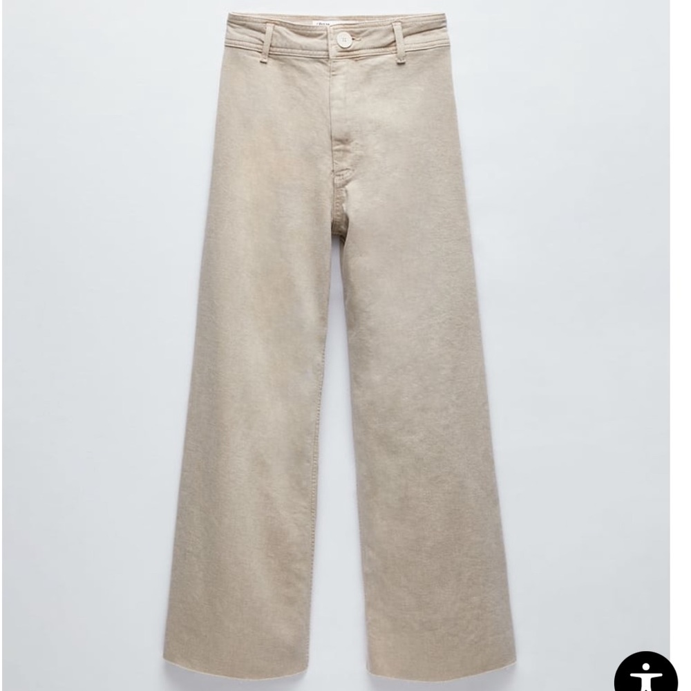 Zara Marine Straight Jeans Stone
